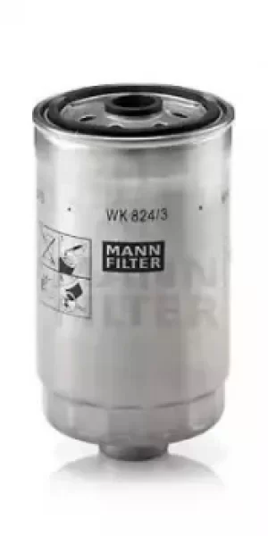 Fuel Filter WK824/3 by MANN