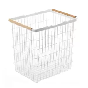 Yamazaki Tosca Wire Laundry Basket - White - Large