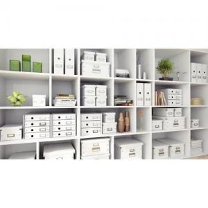 Leitz WOW Click & Store Drawer Cabinet 3 drawers. With thumbholes