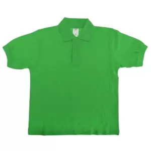B&C Kids/Childrens Unisex Safran Polo Shirt (5-6) (Real Green)