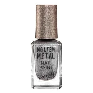 Barry M Molten Metals Nail Polish - Silver Lining