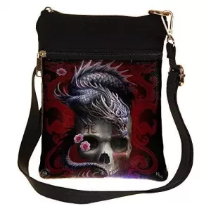 Eastern Dragon Skull Shoulder Bag