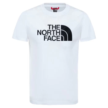 The North Face EASY TEE boys's Childrens T shirt in White - Sizes 8 years,10 years,12 years,6 years