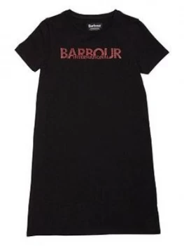 Barbour International Girls Drift T-Shirt Dress - Black