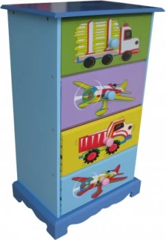 Liberty House Toys Kids Transport 4 Drawer Chest