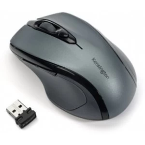 Kensington Pro Fit Mid Size Optical Wireless Mouse Graphite Grey