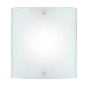 1 Light Indoor Wall Light Chrome with Frosted Glass, E27