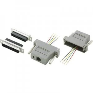 D SUB adapter D SUB plug 25 pin RJ11 socketConrad Components1 pcs