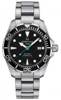 Certina Mens DS Action Divers Powermatic 80 Sea Turtle Watch
