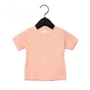 Bella + Canvas Baby Tri-Blend T-Shirt (3-6 Months) (Peach Triblend)