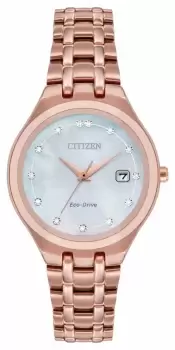 Citizen EW2489-54D Womens Eco-Drive Diamond Dial Watch