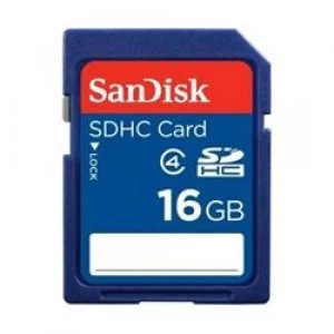 SanDisk Standard - Flash memory card - 16GB - Class 4 - SDHC