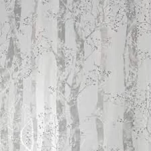 Sublime Dappled Trees Wallpaper Grey/Silver Paper