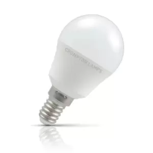 Crompton Lamps LED Golfball 5W E14 Dimmable Daylight Opal