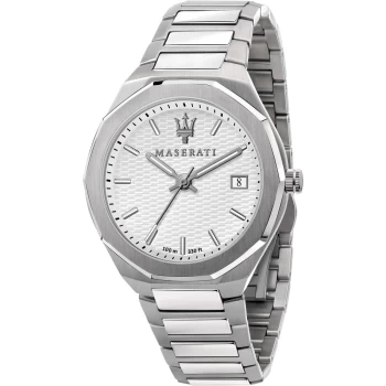 Maserati R8853142005 Mens Stile Steel Bracelet Wristwatch Colour - Silver