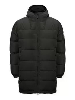 Weekend Offender Sapporo Long Quilted Down Jacket, Black Size M Men