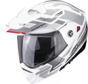 Scorpion ADX-2 Carrera Helmet, white-silver, Size XL, white-silver, Size XL