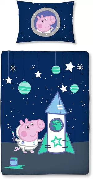 Peppa Pig George Counting Junior Duvet Cover