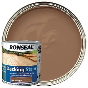 Ronseal Decking Stain - Golden Cedar 2.5L