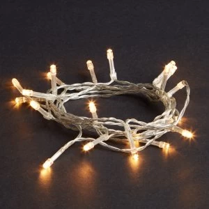 Robert Dyas 600 Battery Operated LED String Lights - Warm White