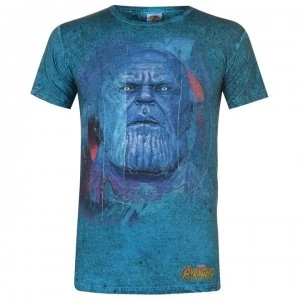 Character Marvel Wash T Shirt Mens - Thanos