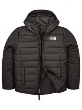 The North Face Boys Reversible Perrito Jacket - Black, Size L, 13-14 Years