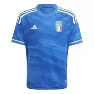 adidas Italy Home Shirt 2023 Junior - Blue