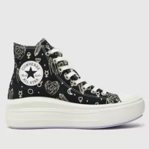 Converse Black All Star Move Crystal Energy Trainers