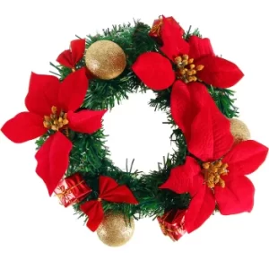 Christmas Wreath Red 8.7in