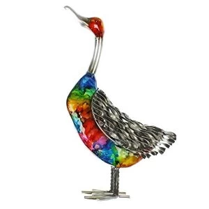 Country Living Hand Painted Metal Duck 41cm