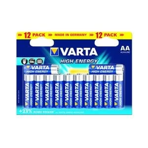 Varta AA Long Life Battery Alkaline Pack of 12 4906121482