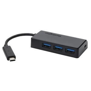CH1000 USB C 4 Port Hub Black K33995WW