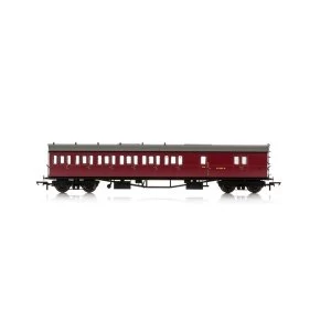 Hornby BR Collett 57' Bow Ended D98 Six Compartment Brake Third (Left Hand) W5507W Era 4 Model Train