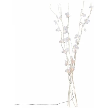 1.2M Decorative Twig Lights Floor Lamp - White