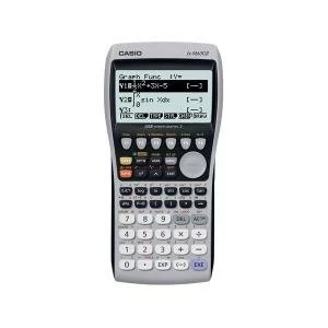 Casio FX 9860GII Graphic Calculator Icon Menu Interface Silver