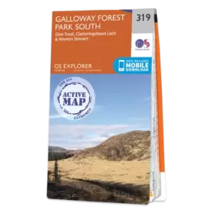 Map of Galloway Forest Park South