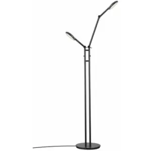 Nordlux Bend LED Integrated Floor Lamp Black, 2700K