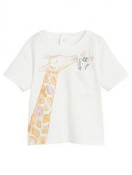 Mango Baby Girls Giraffe Print T-Shirt