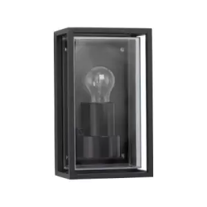 Bancroft Outdoor Wall Lantern Anthracite Aluminium Clear, Frost Acrylic LED E27 IP65 - Merano