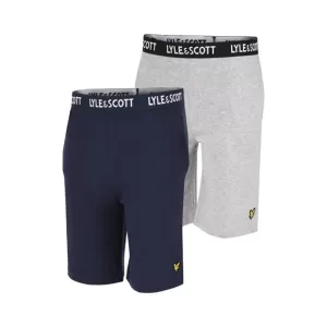 Lyle & Scott Boys 2 Pack Lounge Shorts - Navy, Size 8-9 Years
