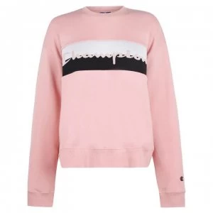 Champion Woven Logo Sweatshirt - Pink
