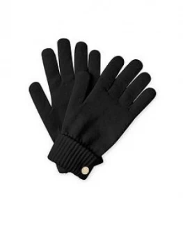 Katie Loxton Chunky Knit Gloves - Black