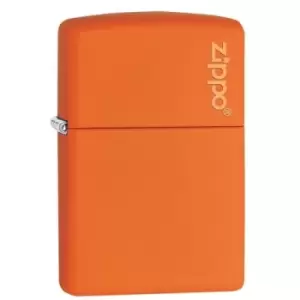 Zippo Logo Orange Matte Lighter