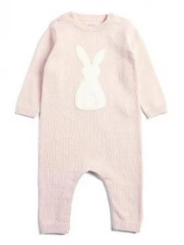 Mamas & Papas Knitted Bunny Romper Baby Girls