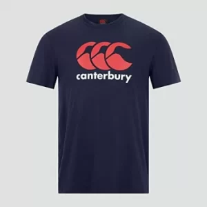 Canterbury Teen Logo T-Shirt Navy 14 Years