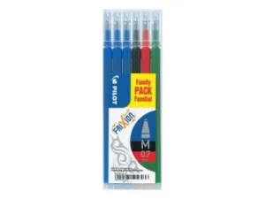 Pilot Refill for FriXion Ball/Clicker Pens 0.7mm Tip Assorted Colours