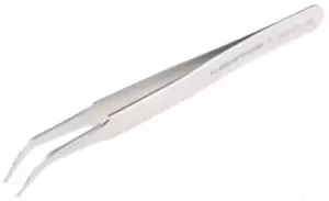 Lindstrom 115 mm, Stainless Steel, Fine; Rounded, ESD Tweezers