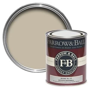 Farrow & Ball Estate Bone No. 15 Eggshell Metal & wood Paint 0.75L