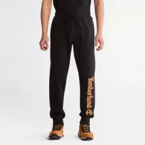Timberland Core Logo Sweatpants For Men In Black Black, Size S