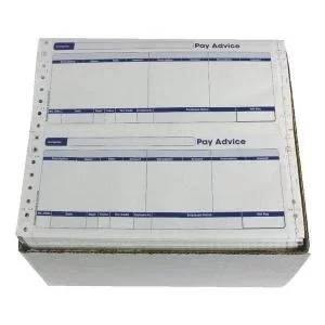 Custom Forms 3 Part Security Payslips Pack of 1000 SE33 SGC11009